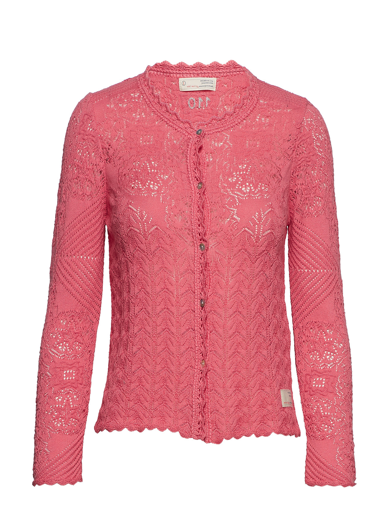 Prancing Flower Cardigan Gebreide Trui Roze Odd Molly odd molly kopen in de aanbieding