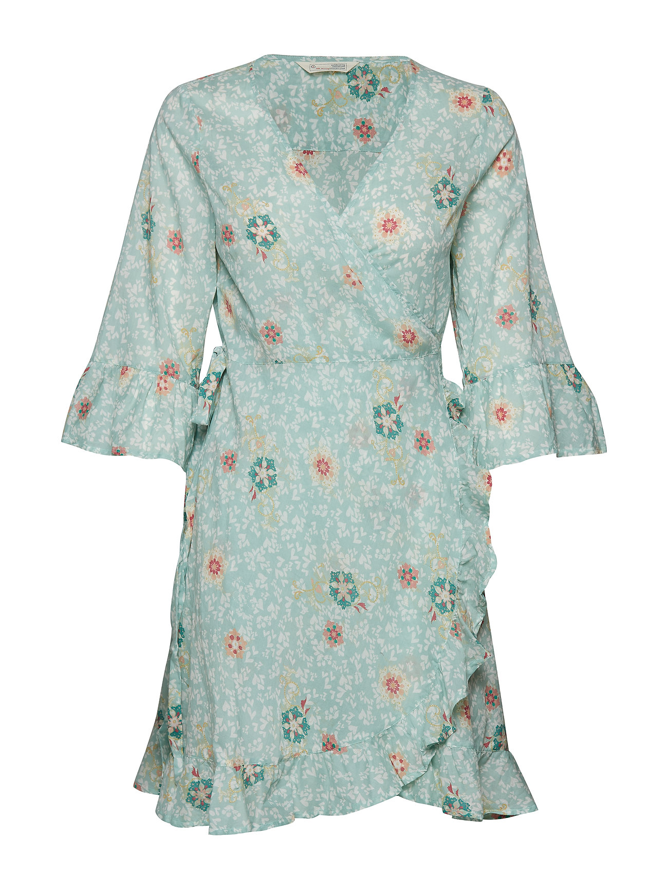 Lush Shake Wrap Dress Korte Jurk Groen Odd Molly odd molly kopen in de aanbieding