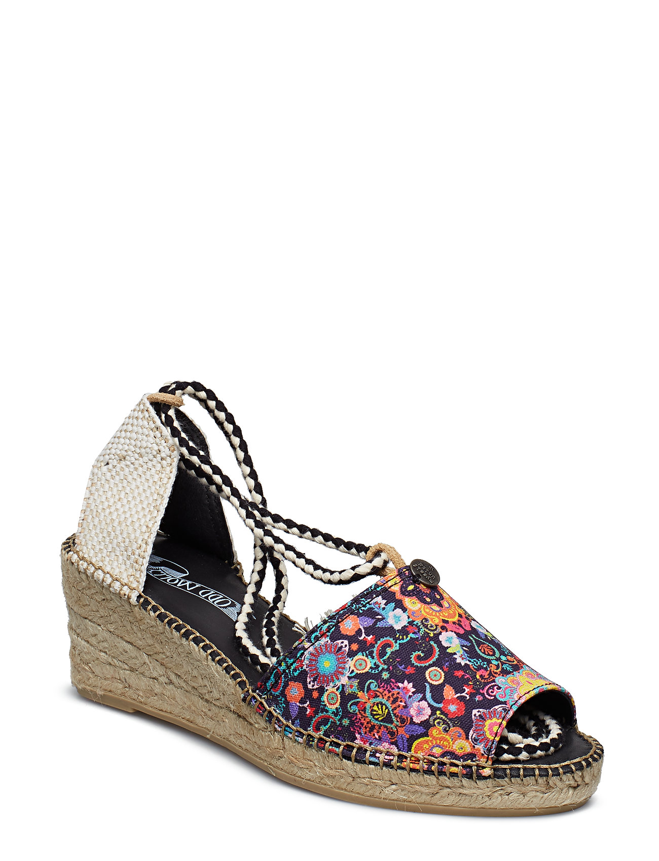 Vivid Garden High Espadrillo Sandalette Met Hak Espadrilles Multipatroon Odd Molly odd molly kopen in de aanbieding Vivid Garden High Espadrillo Sandalette Met Hak Espadrilles Multipatroon Odd Molly odd molly kopen in de aanbieding