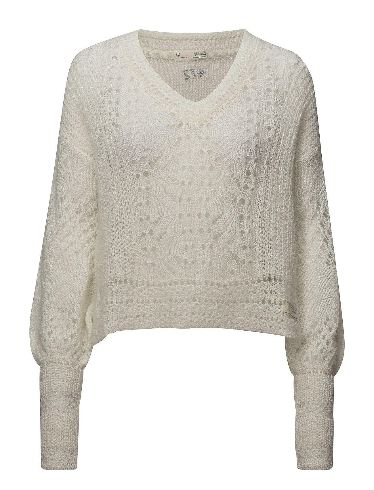Smashing Sweater Gebreide Trui Creme Odd Molly odd molly kopen in de aanbieding