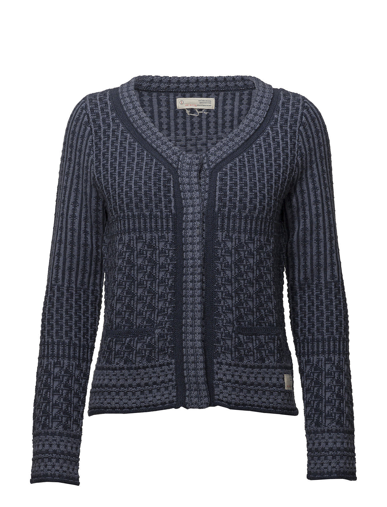 Sunny Side Cardigan Gebreide Trui Blauw Odd Molly odd molly kopen in de aanbieding