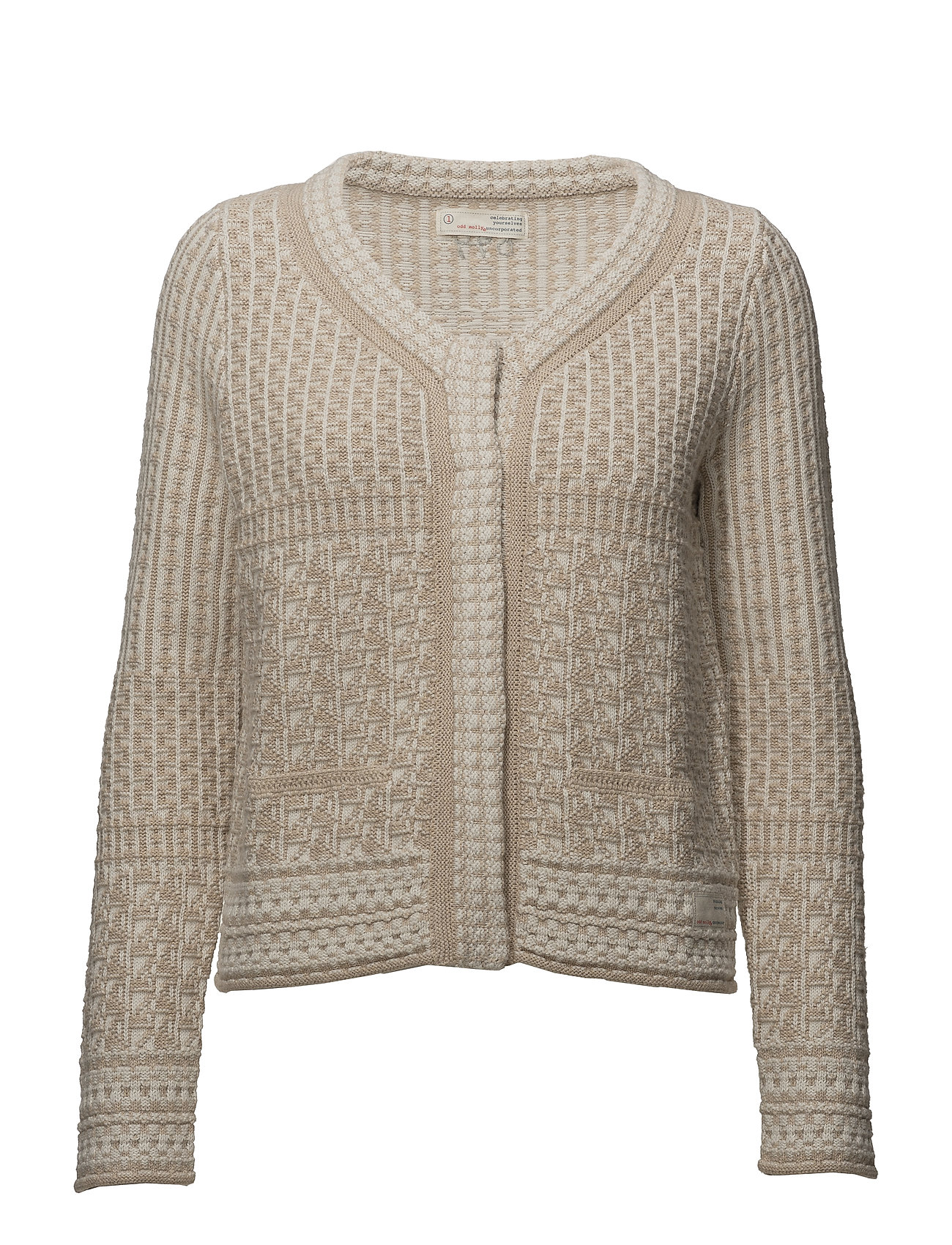 Sunny Side Cardigan Gebreide Trui Beige Odd Molly odd molly kopen in de aanbieding