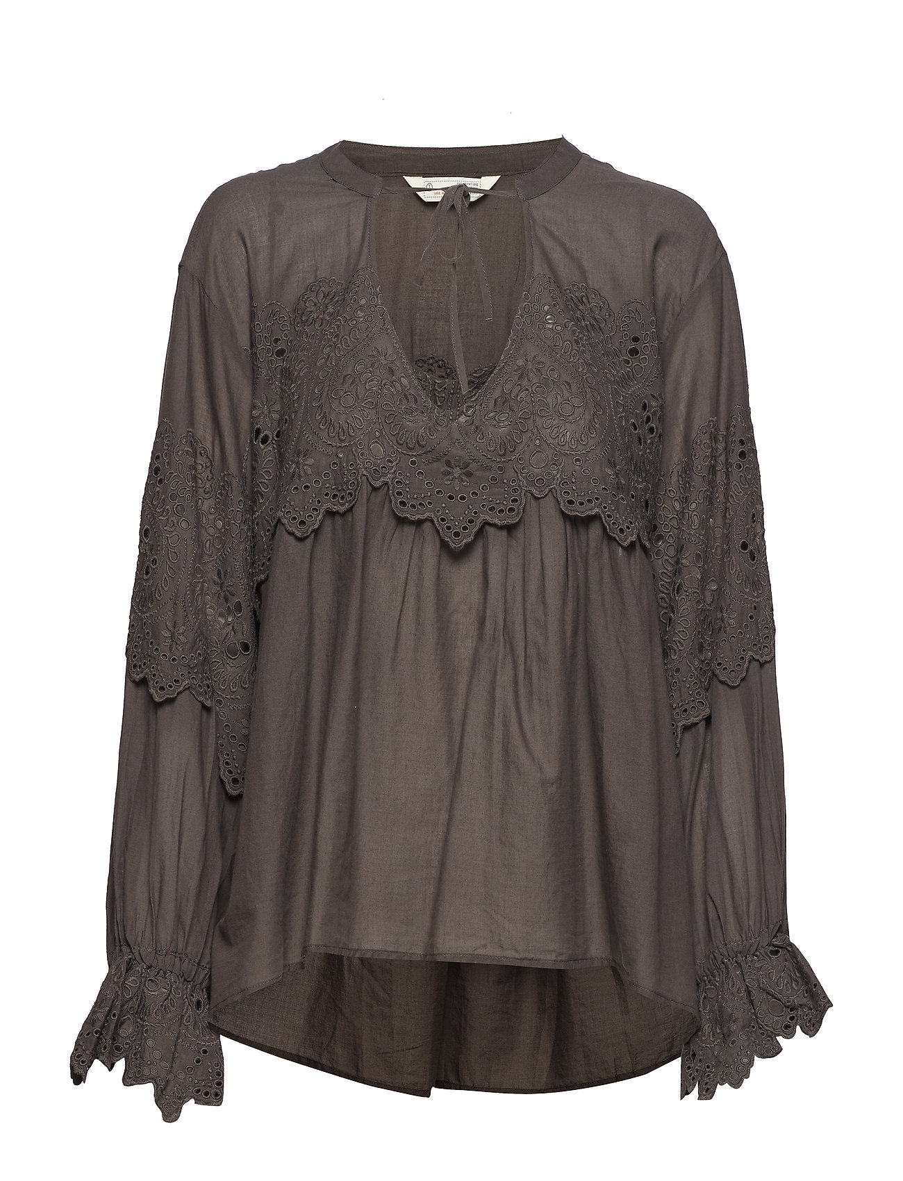 Flying With Love Blouse Lange Mouwen Bruin Odd Molly odd molly kopen in de aanbieding