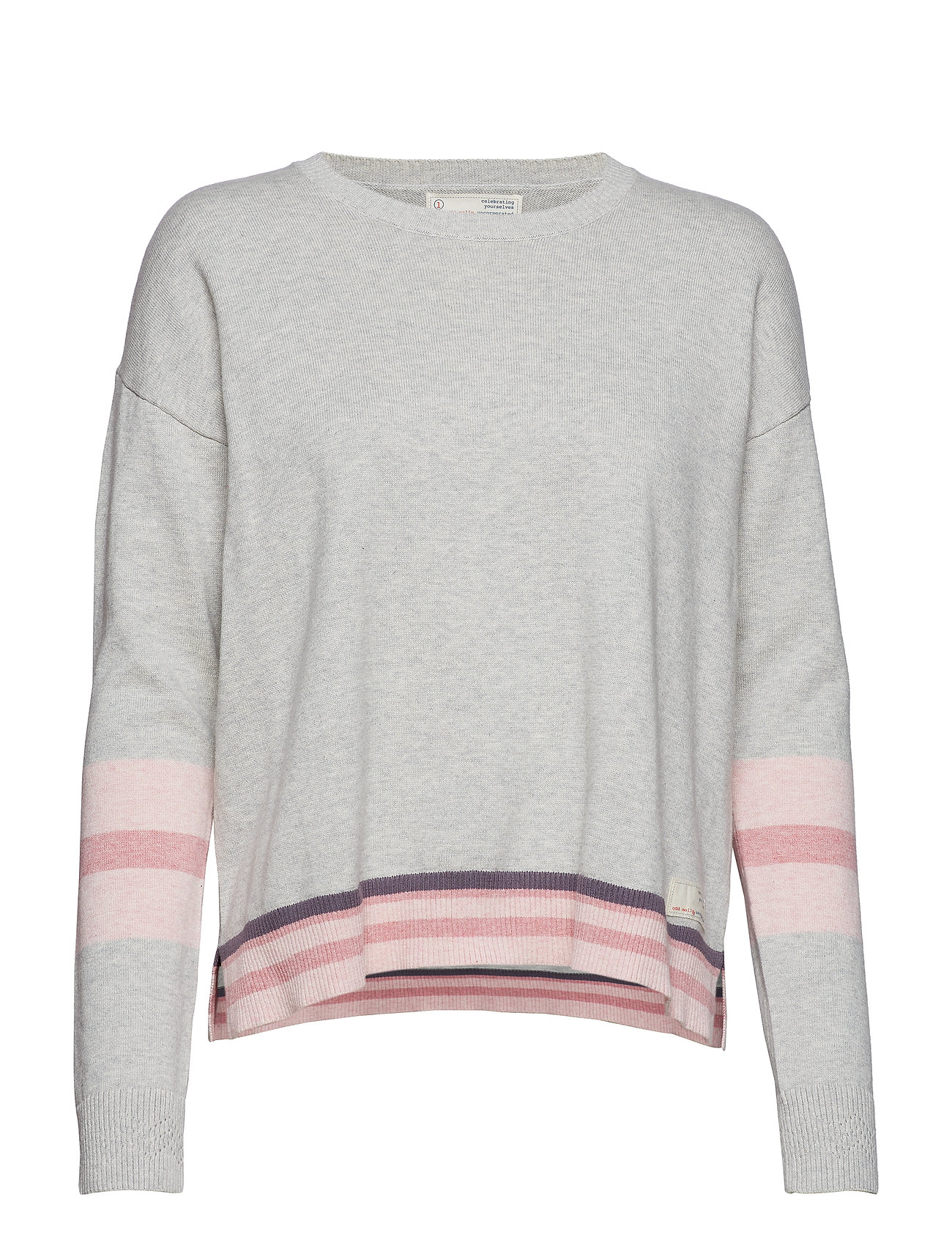 Hoower Sweater Gebreide Trui Grijs Odd Molly odd molly kopen in de aanbieding