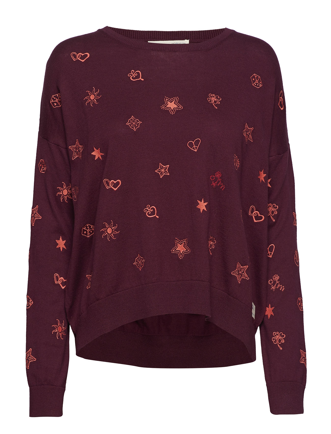 Happyness Sweater Gebreide Trui Rood Odd Molly odd molly kopen in de aanbieding