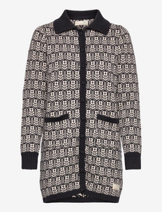 cardigan pied de poule zara