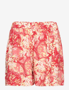 Hannah Shorts - casual shorts - red coral