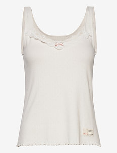 Ermeløse topper | Stort utvalg av de seneste nyhetene edc by Esprit TANK TOP - Topper - white
