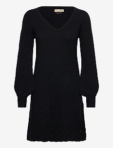 Odd Molly Shoppa de vackra kollektionerna Odd Molly Velouragenius Dress Almost Black Klänningar