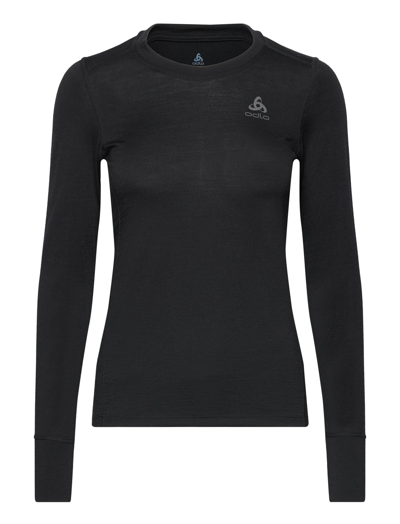 Odlo Odlo Bl Top Crew Neck L/S Merino 200 Svart