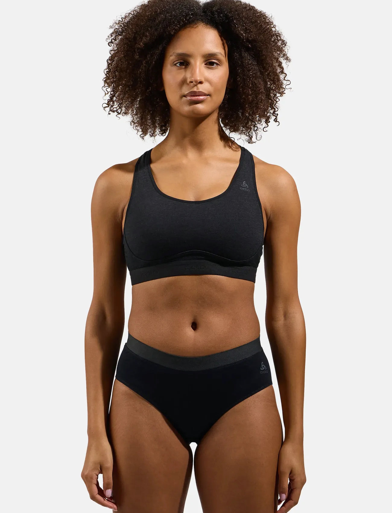 Odlo Odlo Ascent Pw Medium Sport Bra, S, Black, Sport Clothing > Sport Bras - All, Dame