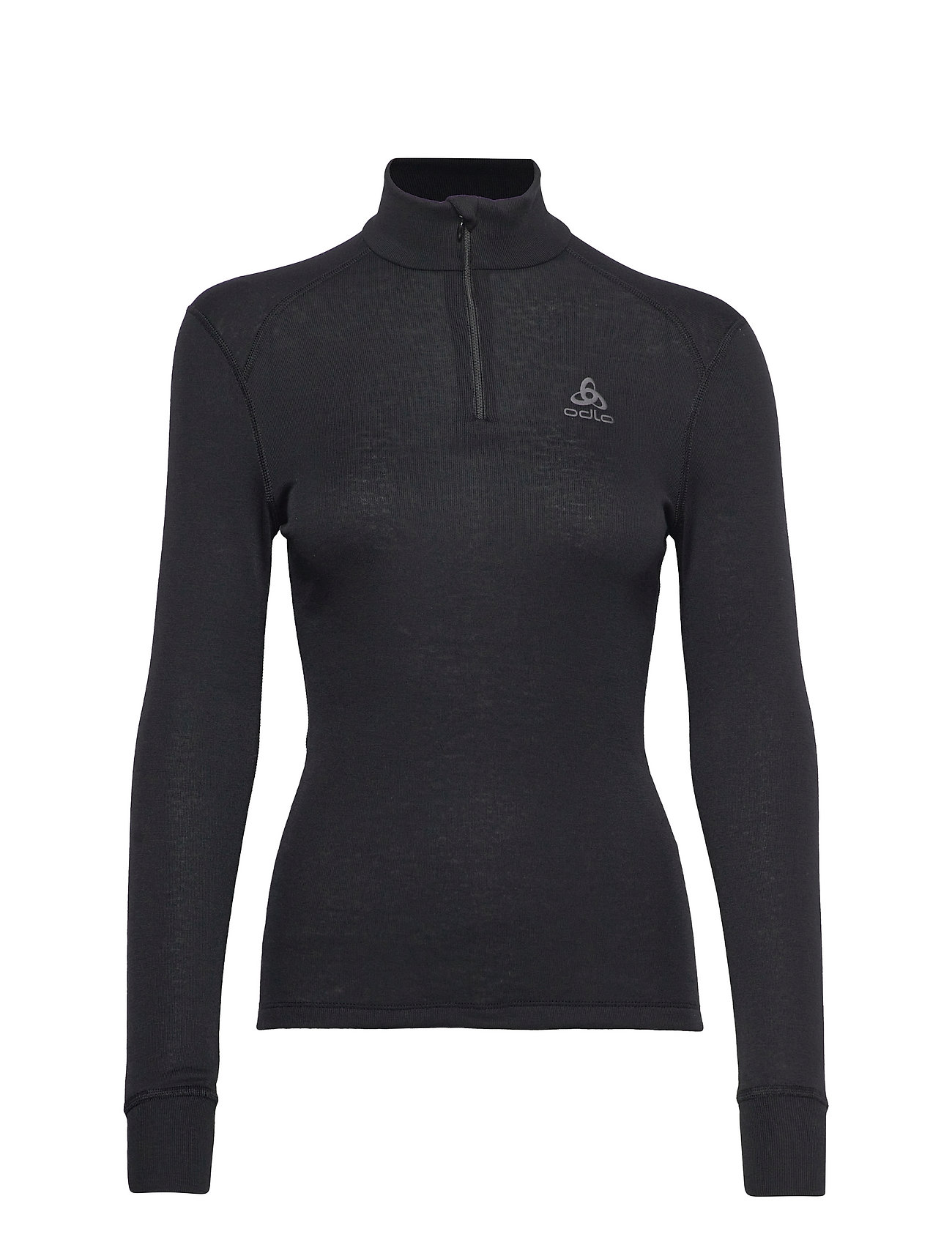 Odlo Odlo Active Warm Bl Top Turtle Neck L/S Half Zip Svart