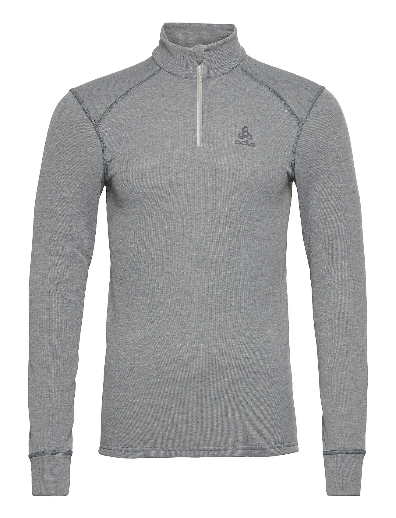 Odlo Odlo Active Warm Bl Top Turtle Neck L/S Half Zip Grå