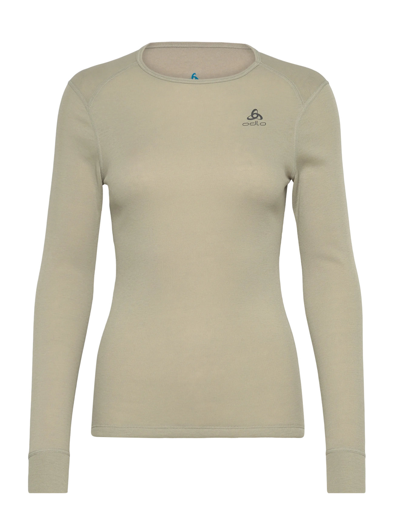 ODLO Odlo Bl Oberteil Crew Neck L/S Active Warm Grau - XS - Damen