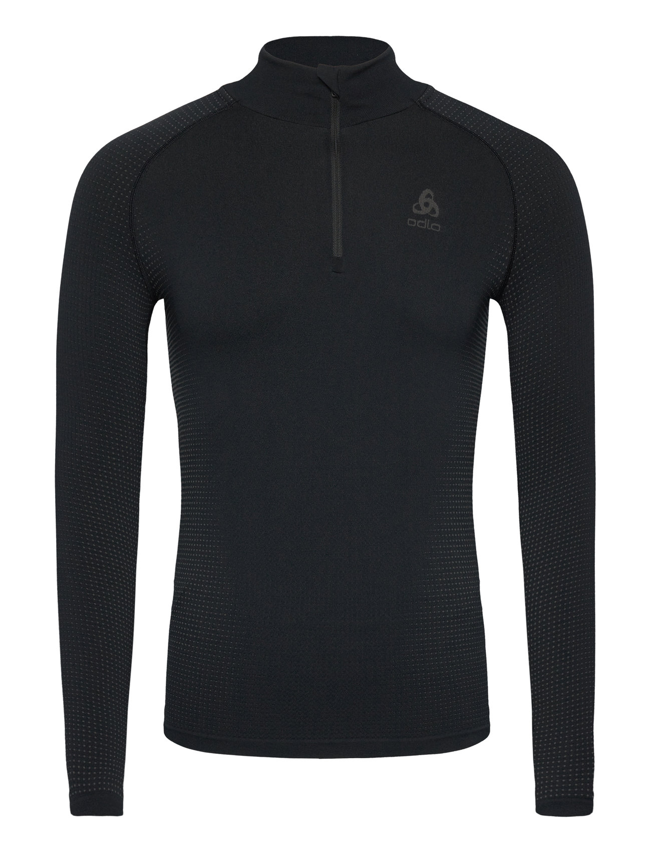 Odlo Odlo Performance Warm Bl Top Turtle Neck L/S Half Zip Svart