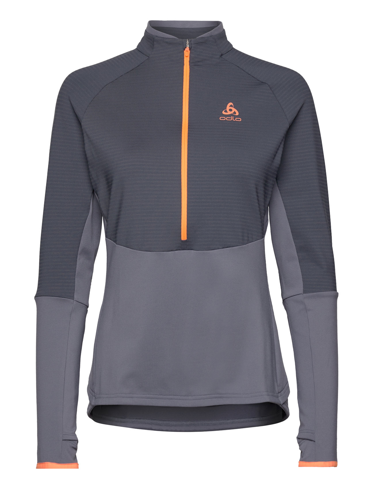 Odlo W Mid Layer 1/2 Zip Descent Cw 200 Sl Sport Sweatshirts & Hoodies Fleeces & Midlayers Grey Odlo