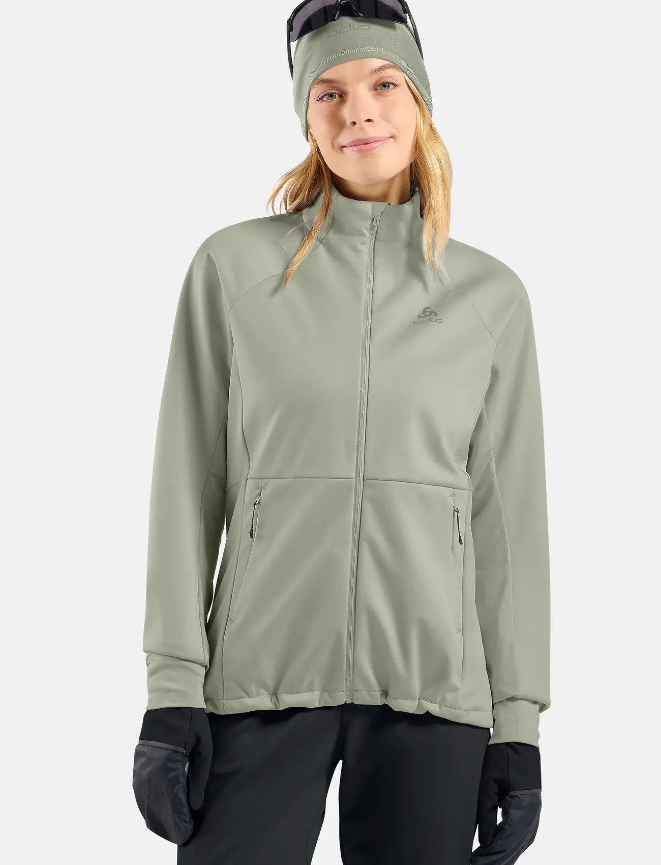 Odlo Odlo Essential Warm Jacket, M, Beige, Sport Clothing > Sport Fleeces & Midlayers, Dame