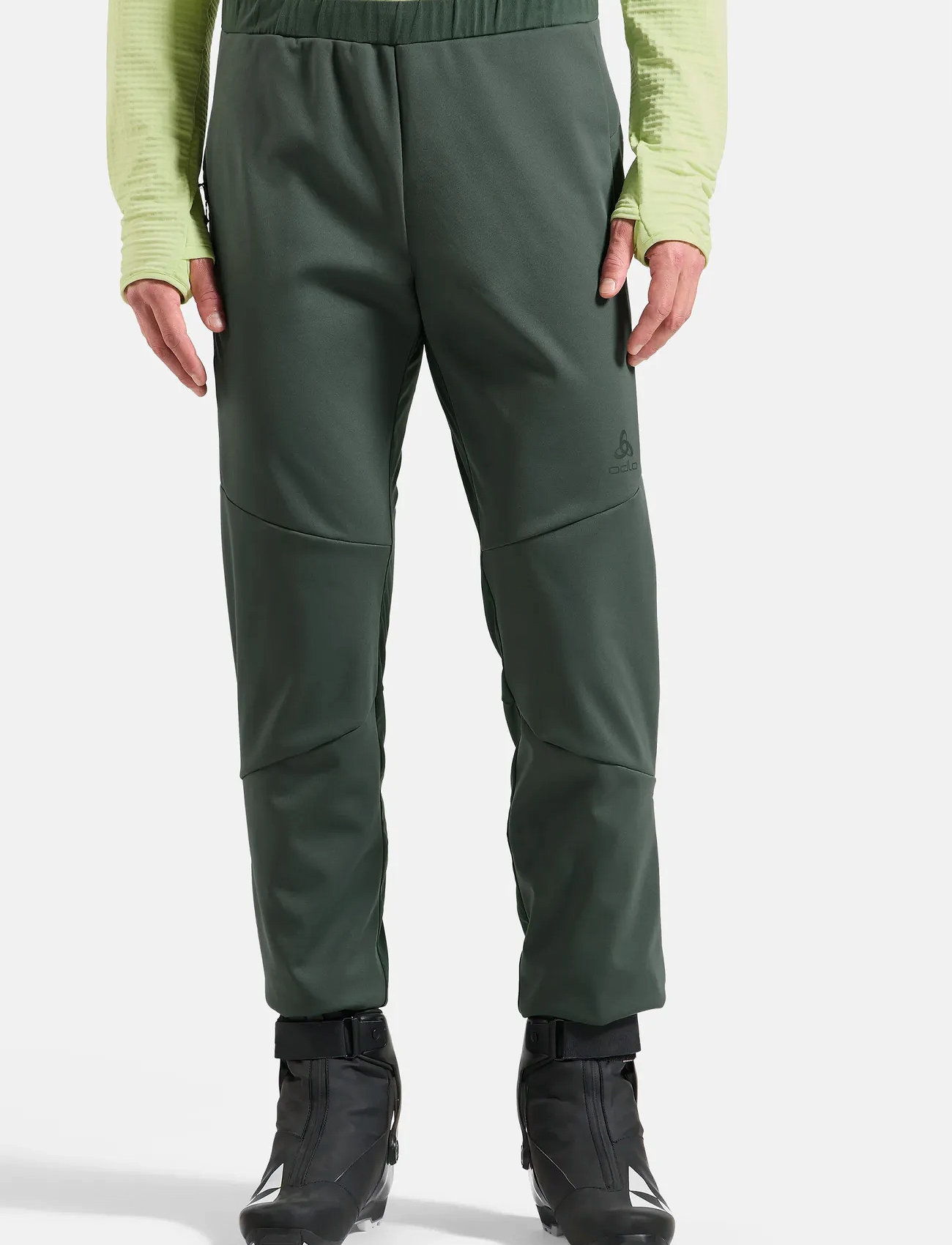 Odlo Odlo Essential Warm Pants, XL, Khaki green, Sport Overtøj > Sport Ski Pants, Herre