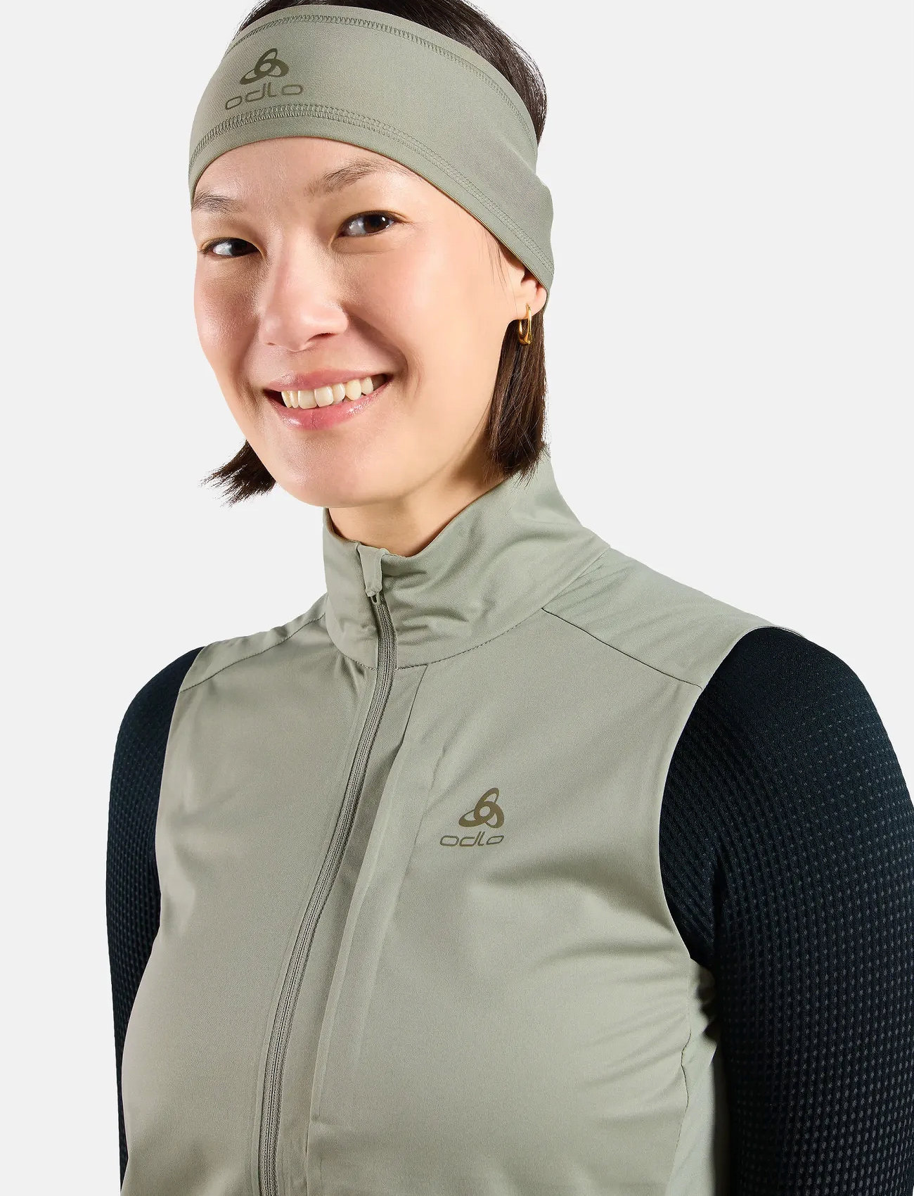 Odlo Odlo Polyknit Warm Headband, One Size, Grey, Hovedbeklædning > Pandebånd, Dame