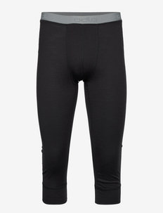 ODLO M Pants 3/4 100% Merino Warm - base layer bottoms - black