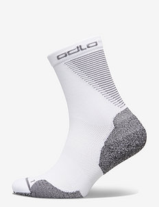 ODLO Socks Crew Ceramicool - hardloopuitrusting - white