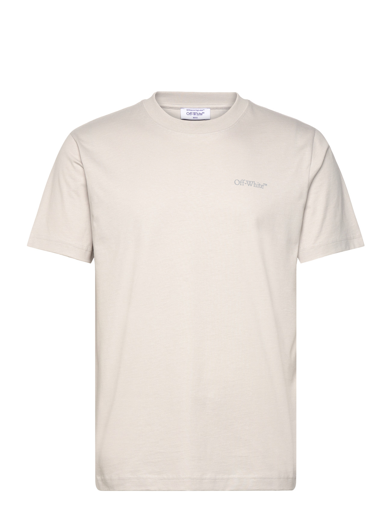 OFF-Weiß Bookish Slim S/S Tee Beige - XL - Herren