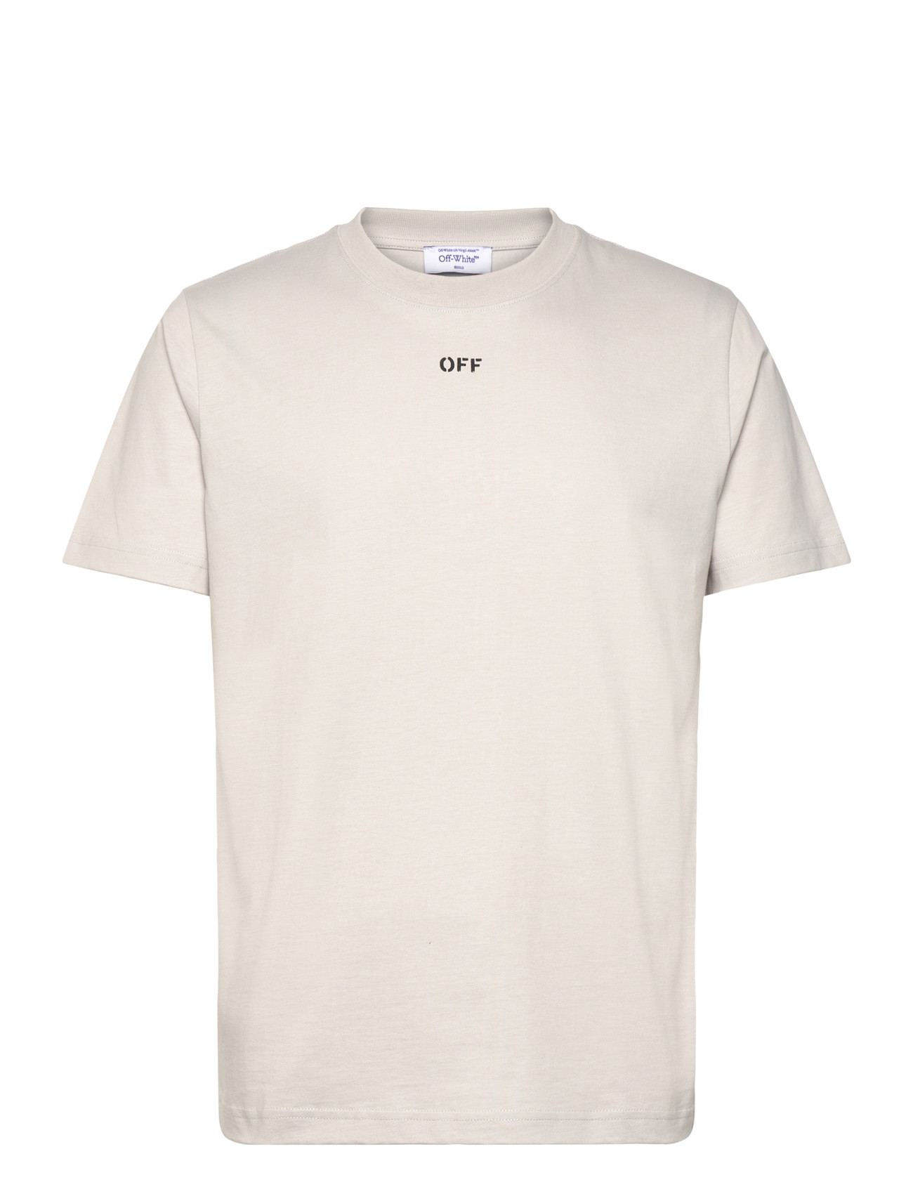 OFF-Weiß Off Stamp Slim S/S Tee Beige - M - Herren