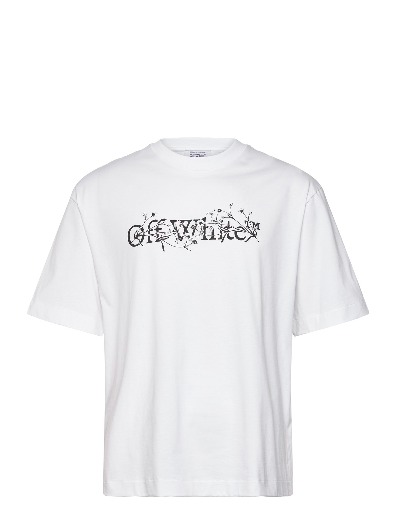 OFF-Weiß Bookish Flower Skate S/S Tee Weiß - XL - Herren