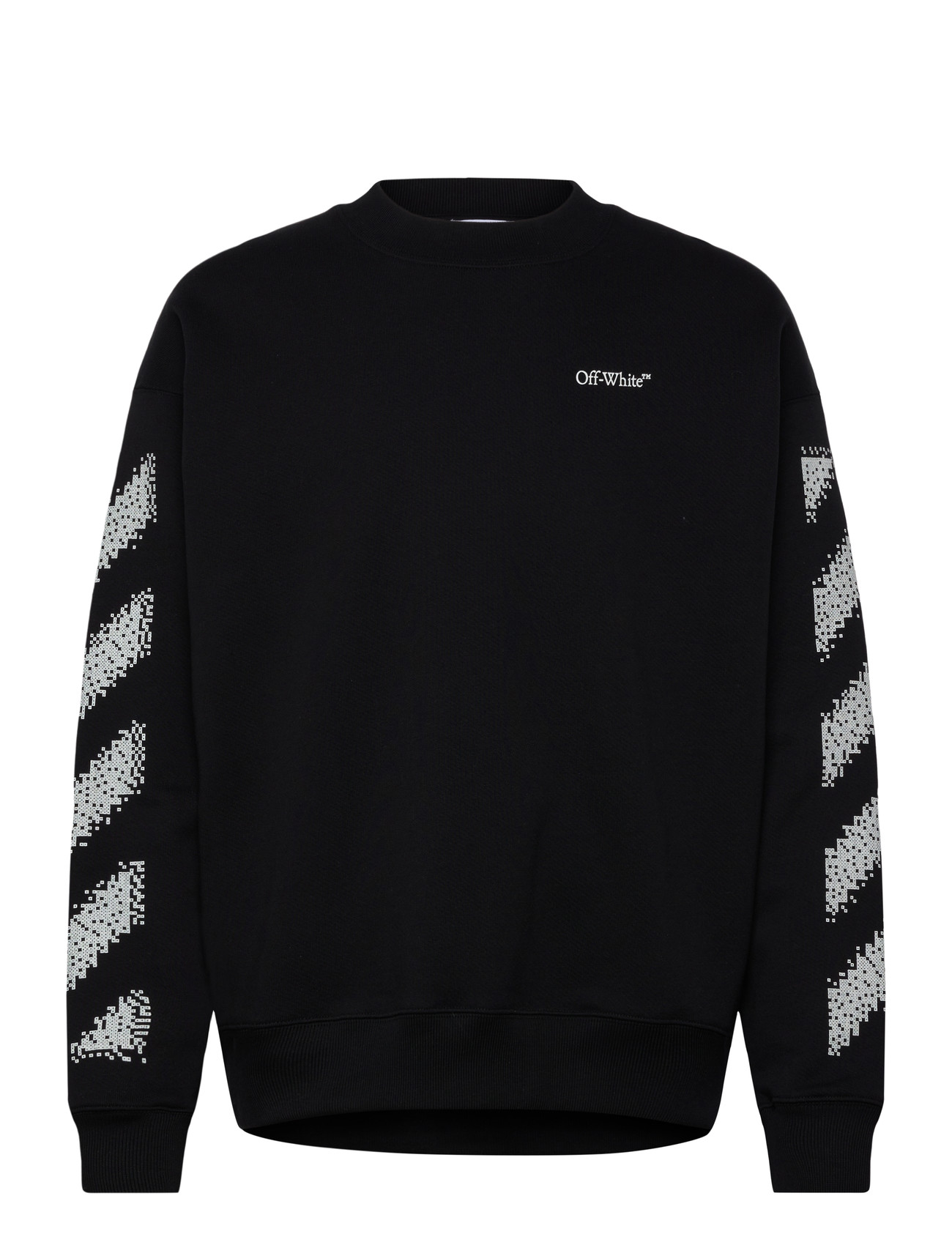 OFF-Weiß Pixel Diag Skate Crewneck Schwarz - M - Herren