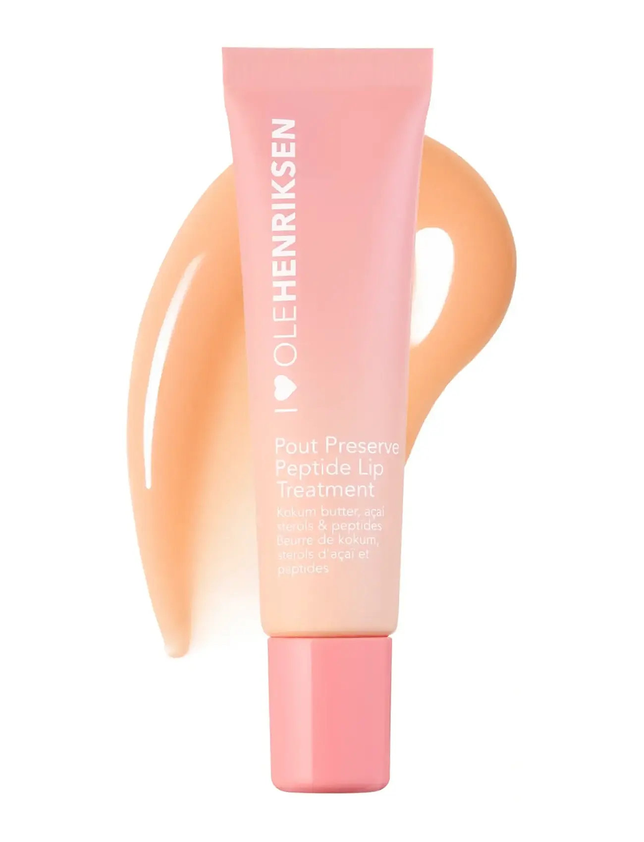Ole Henriksen Lip Treatment Pout Preserve Peptide Peach 12 ml, 12 ml, Nude, Lip Care > Lip Balm, Dame