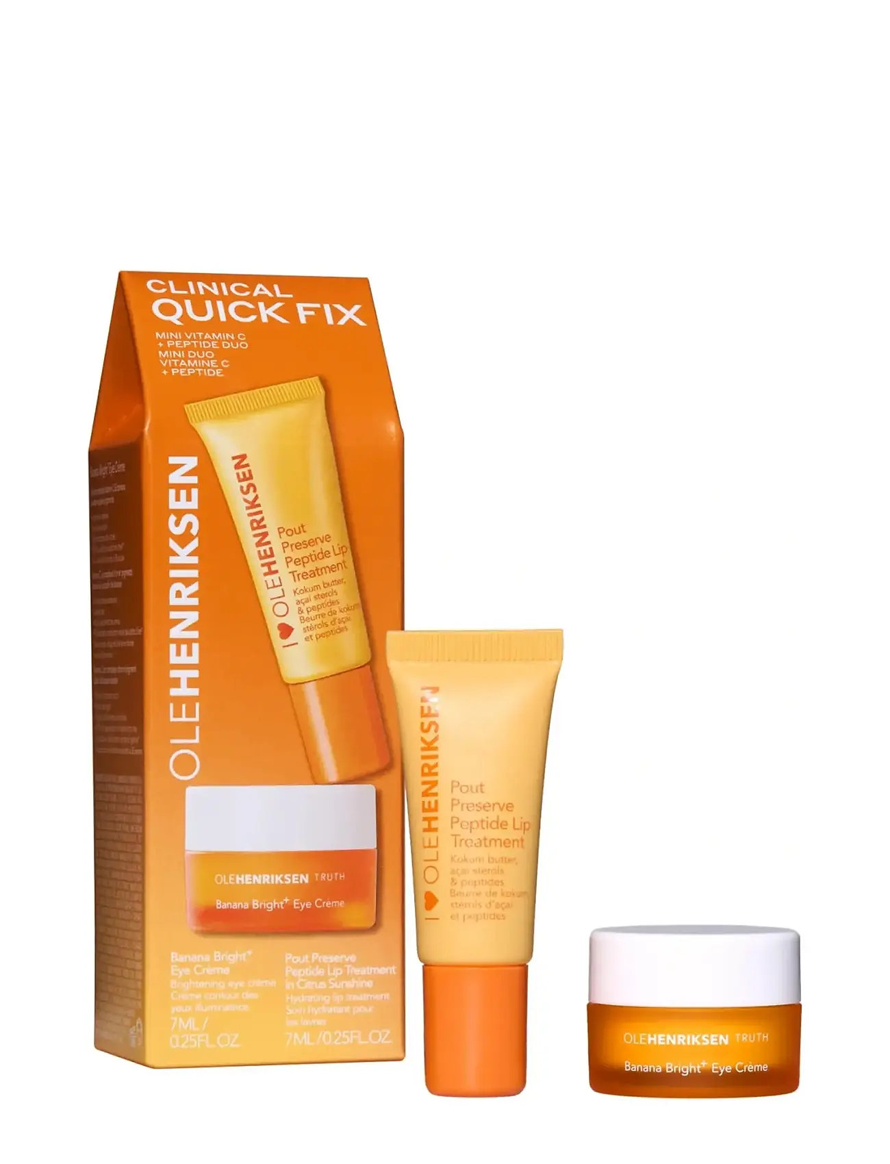 Ole Henriksen Sæt Clinical Quick Fix Mini Vitamin C + Peptide Duo 14 ml, 14 ml, Nude, Lip Care > Lip Balm, Dame