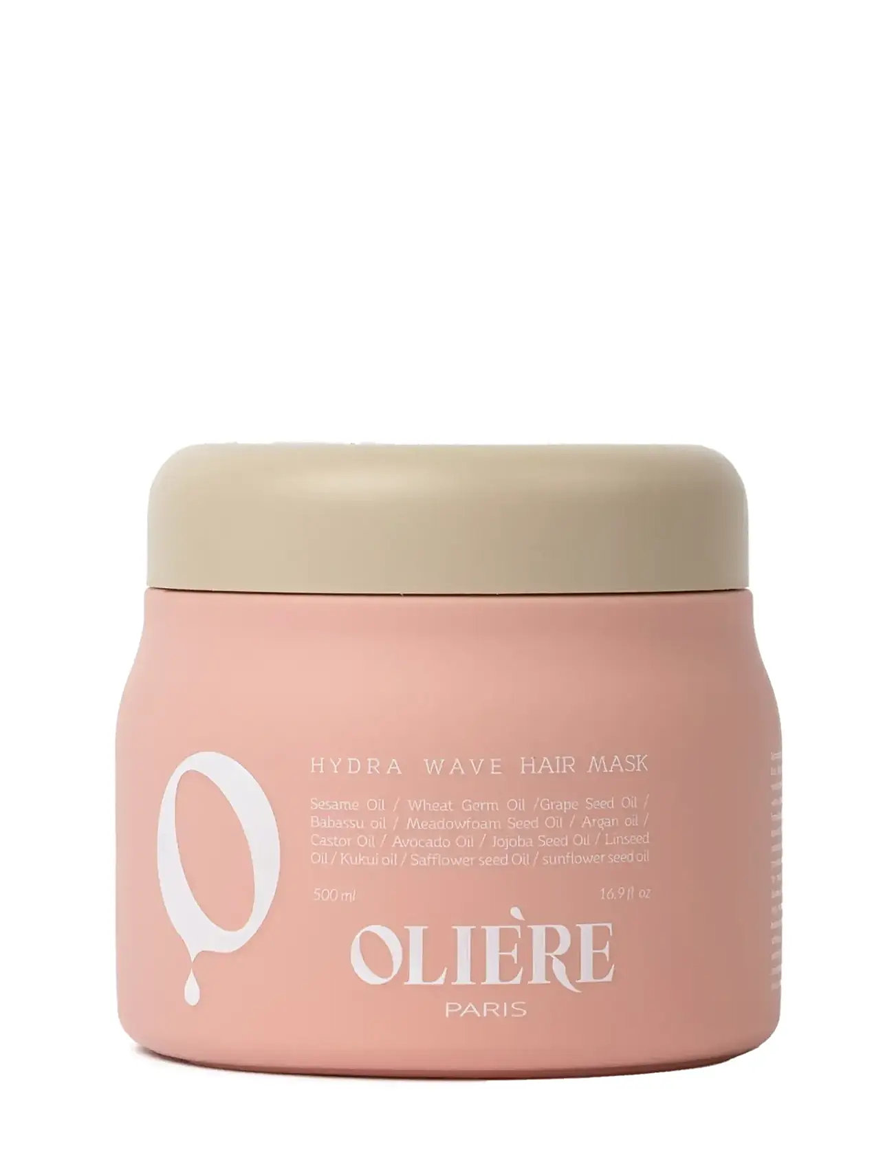 Oliére Hydra Wave Hair Mask 500ml, 500 ml, Nude, Pleje > Hårmasker, Dame