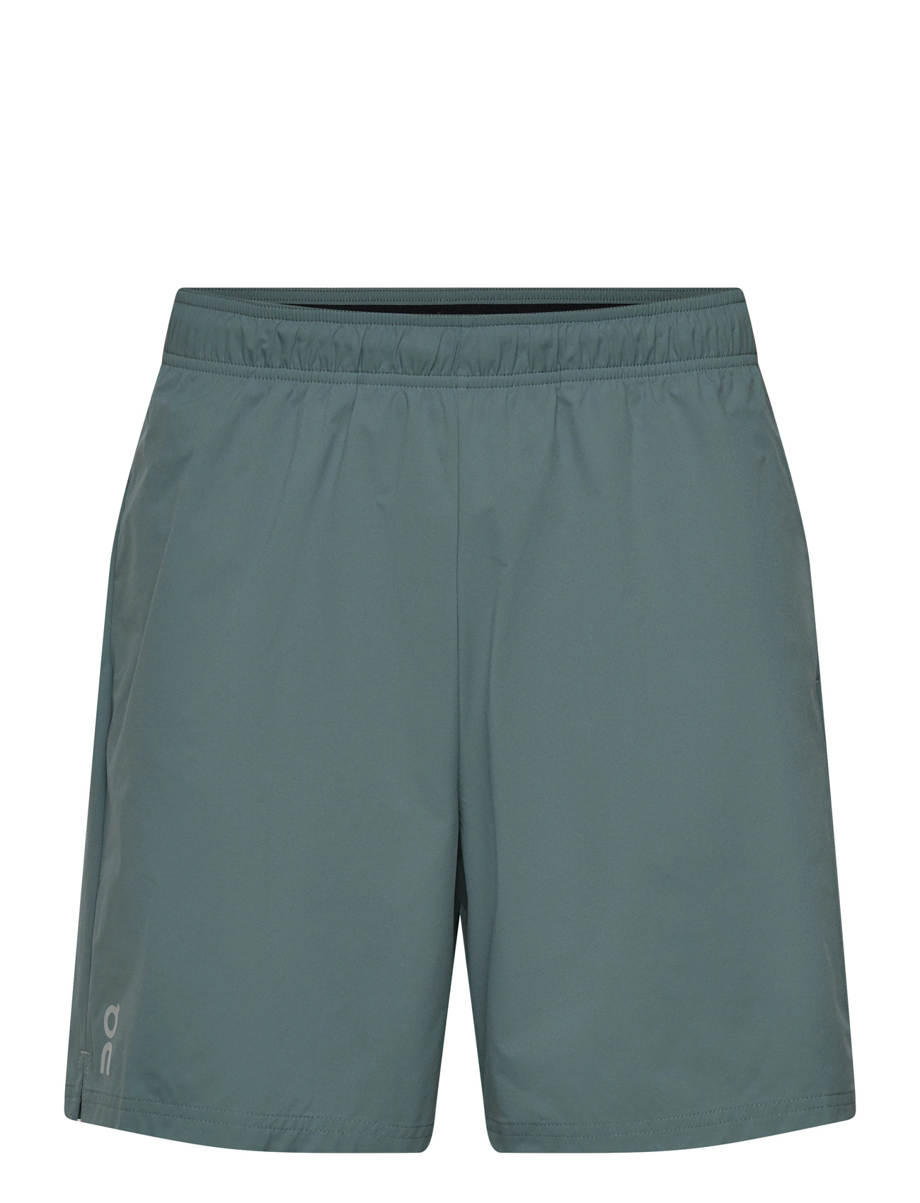 On 7" Core Shorts, L, Grey, Sport Shorts > Sport Training Shorts, Herre