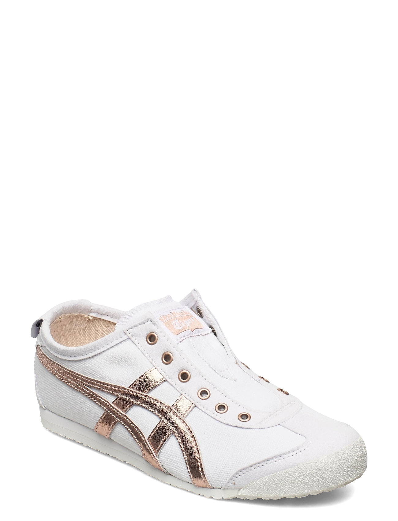 WHITE/PURE SILVER Onitsuka Tiger Mexico 66 Slip-On Low-top Sneakers Hvid Onitsuka  Tiger sneakers for dame - Pashion.dk