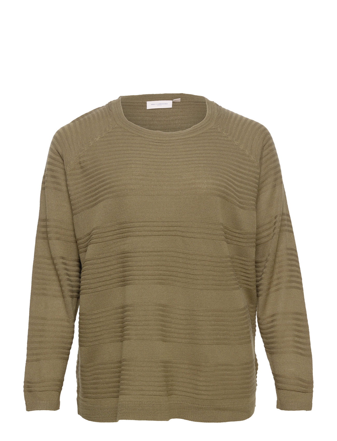 Carairplain Ls Pullover Knt Pulllover Brun ONLY Carmakoma