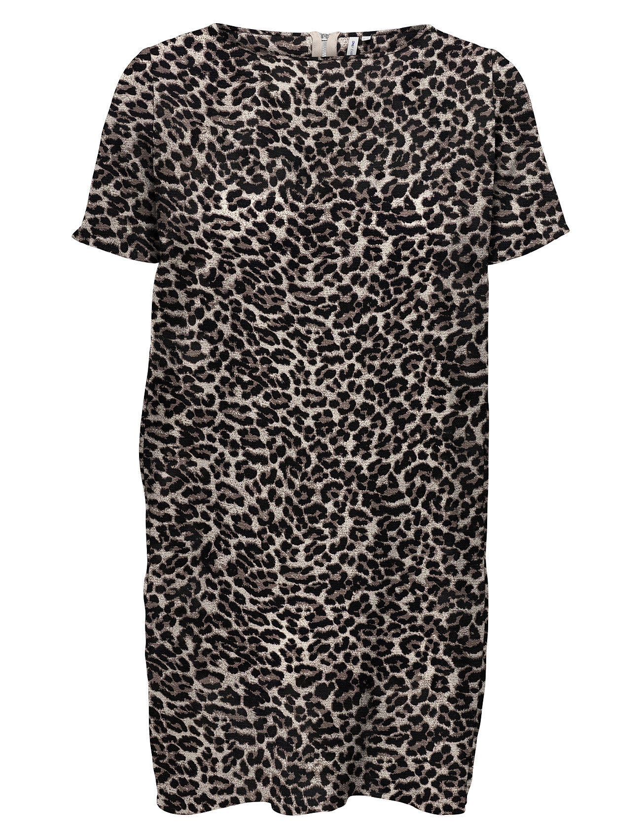 Carlux Ss Tunic Dress Wvn Kort Kjole Brown ONLY Carmakoma