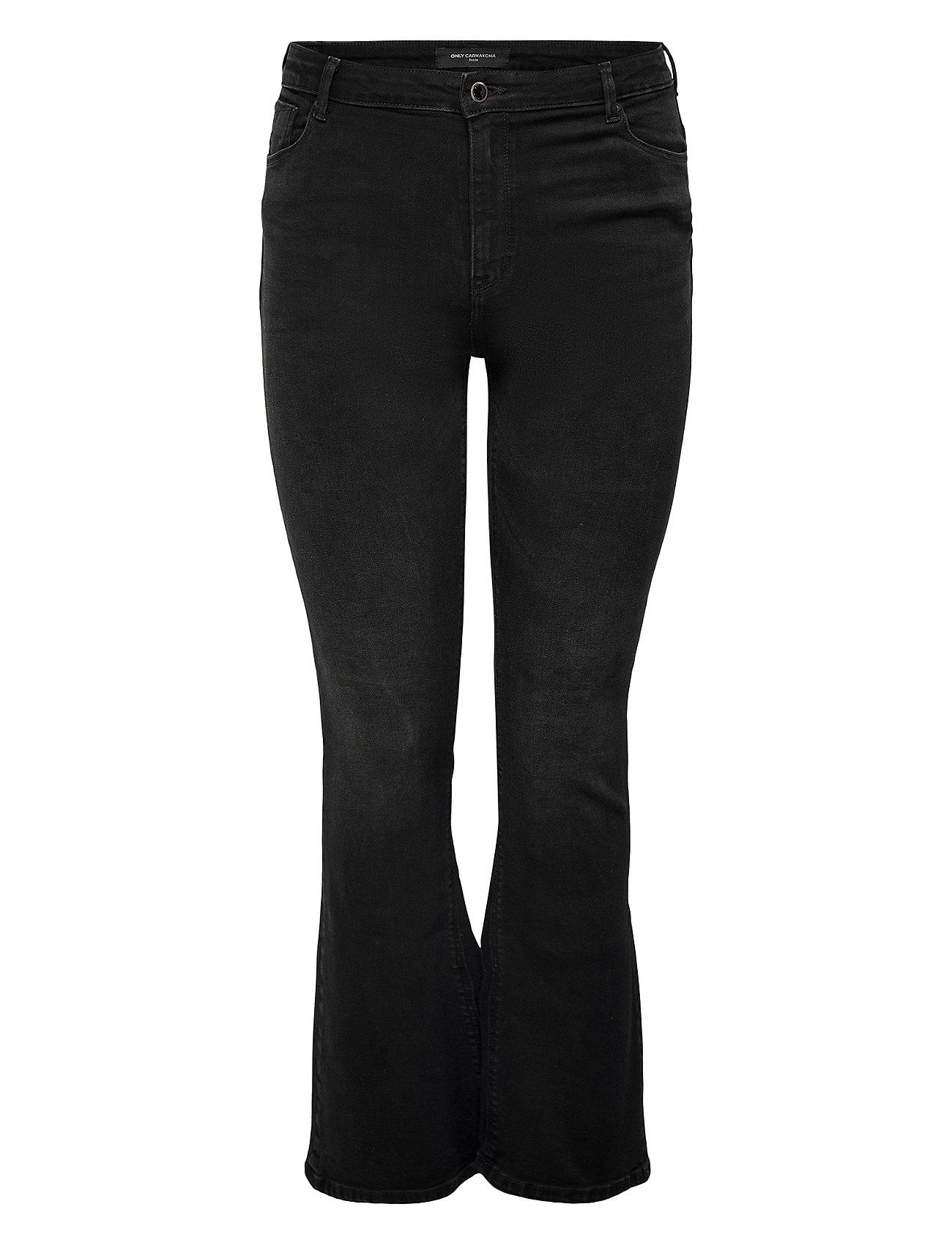 Carsally Hw Flared Jeans Bj165 Noos Bottoms Jeans Flares Black ONLY Carmakoma