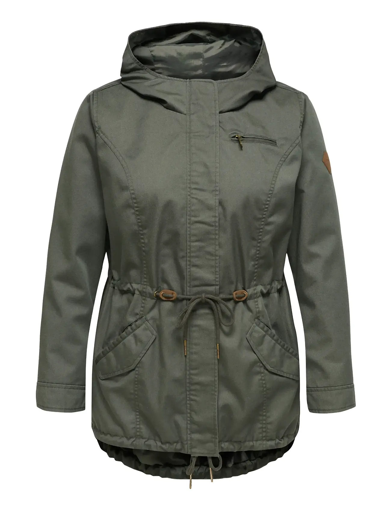 ONLY CARMAKOMA Carlorca Canvas Parka Otw Grün - 54 - Damen