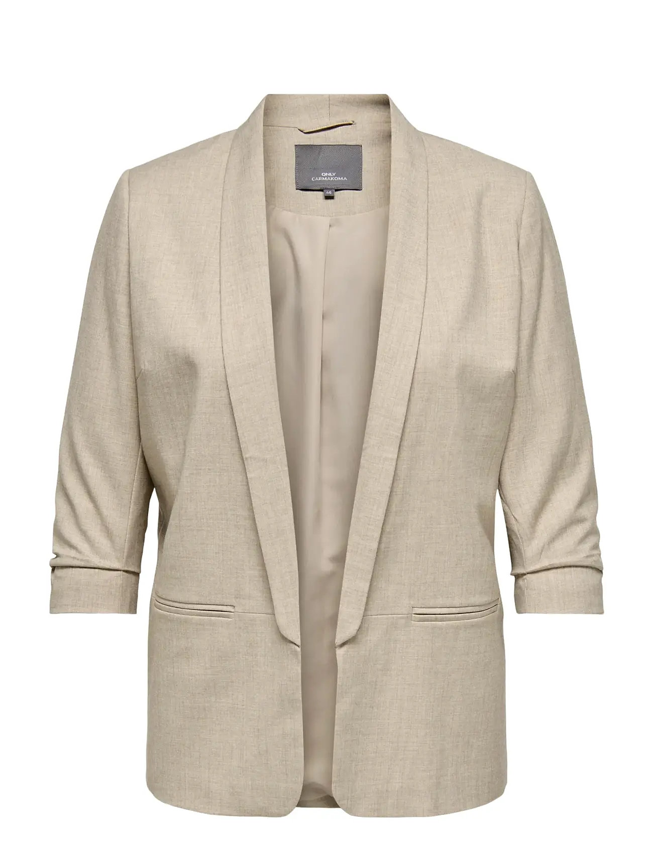 ONLY CARMAKOMA Carelly 3/4 Blazer Tlr Noos Beige - 50 - Damen
