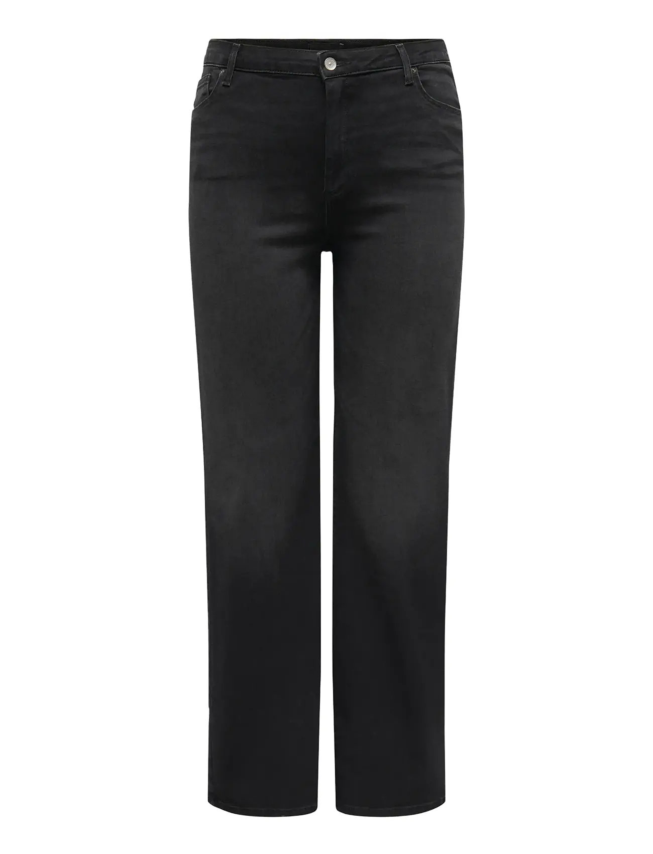 ONLY CARMAKOMA Carwilly Hw Wide Jeans Cro1099 Noos Schwarz - 44x32 - Damen