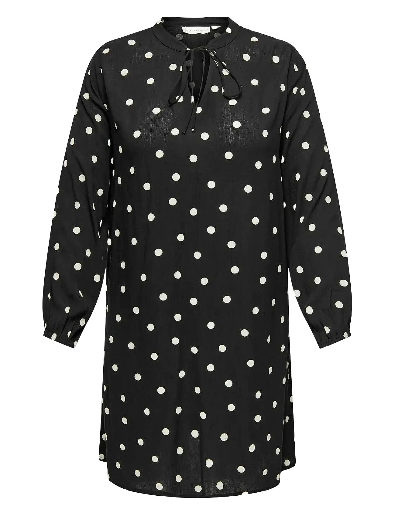 Cardiona Life L/S Blk Dress Aop Black ONLY Carmakoma