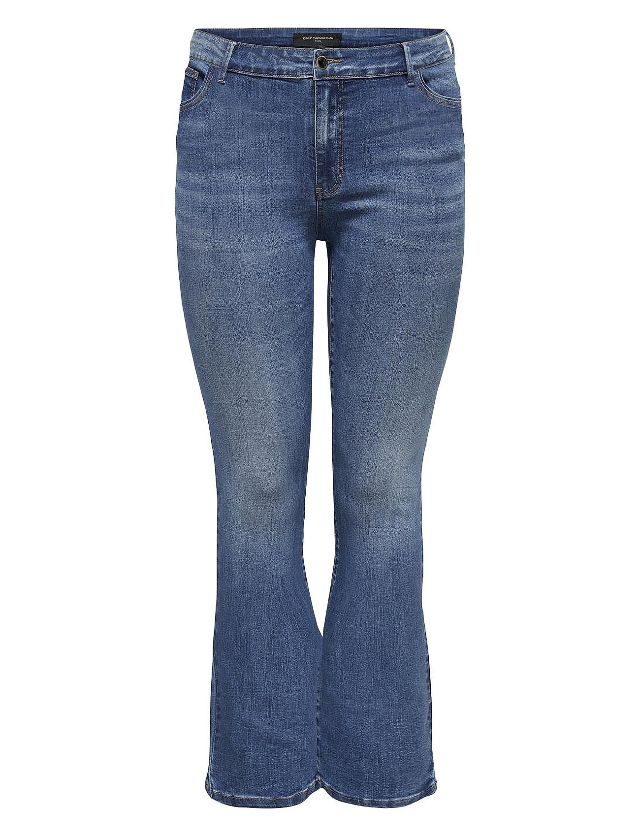 Carsally Reg Flared Dnm Bj114-3 Noos Bottoms Jeans Flares Blue ONLY Carmakoma