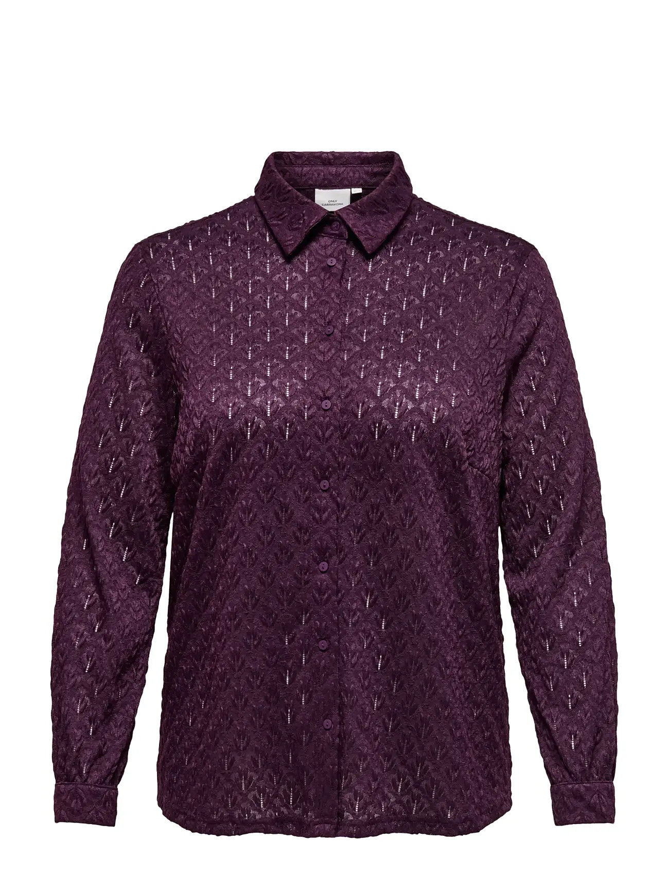 ONLY Carmakoma Caraubrey L/S Shirt Jrs, 54, Purple, Skjorter > Langærmede, Dame