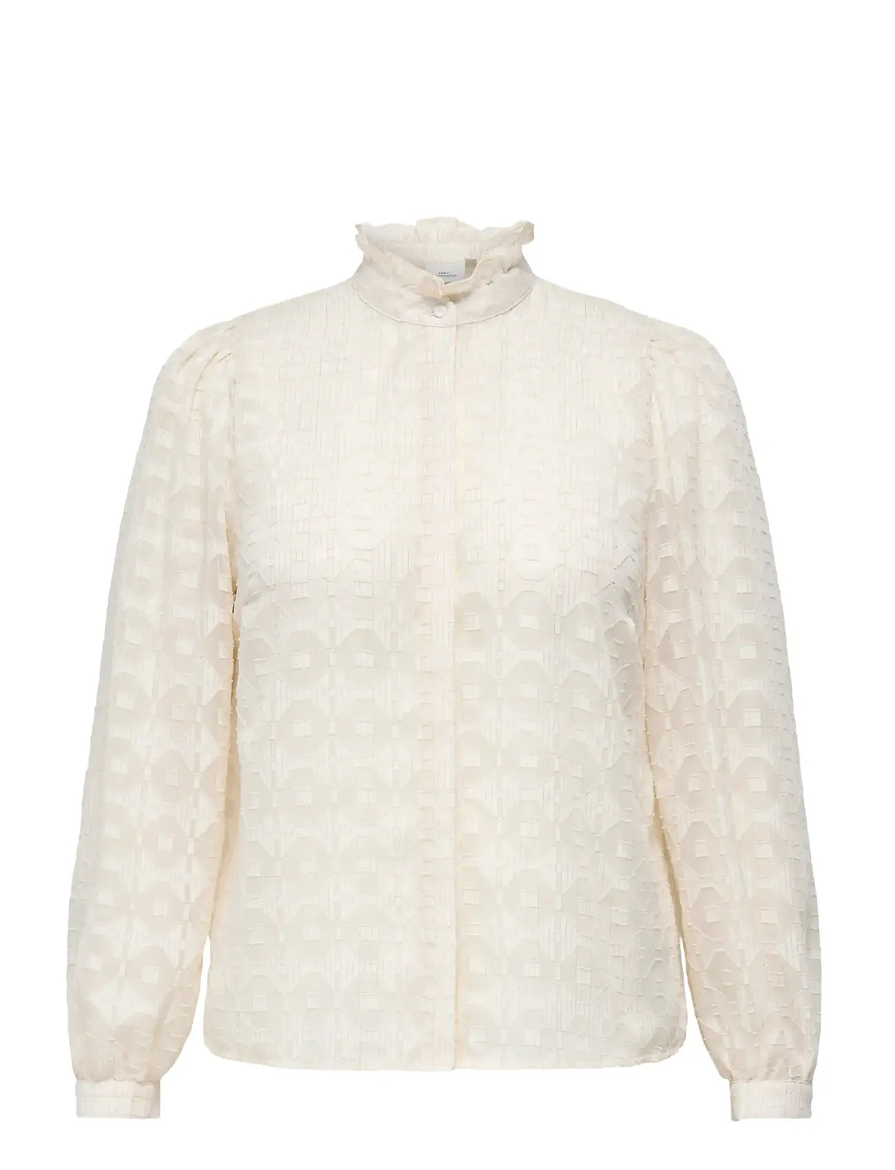 ONLY CARMAKOMA Carchloey L/S Shirt Wvn Cream - 48 - Damen