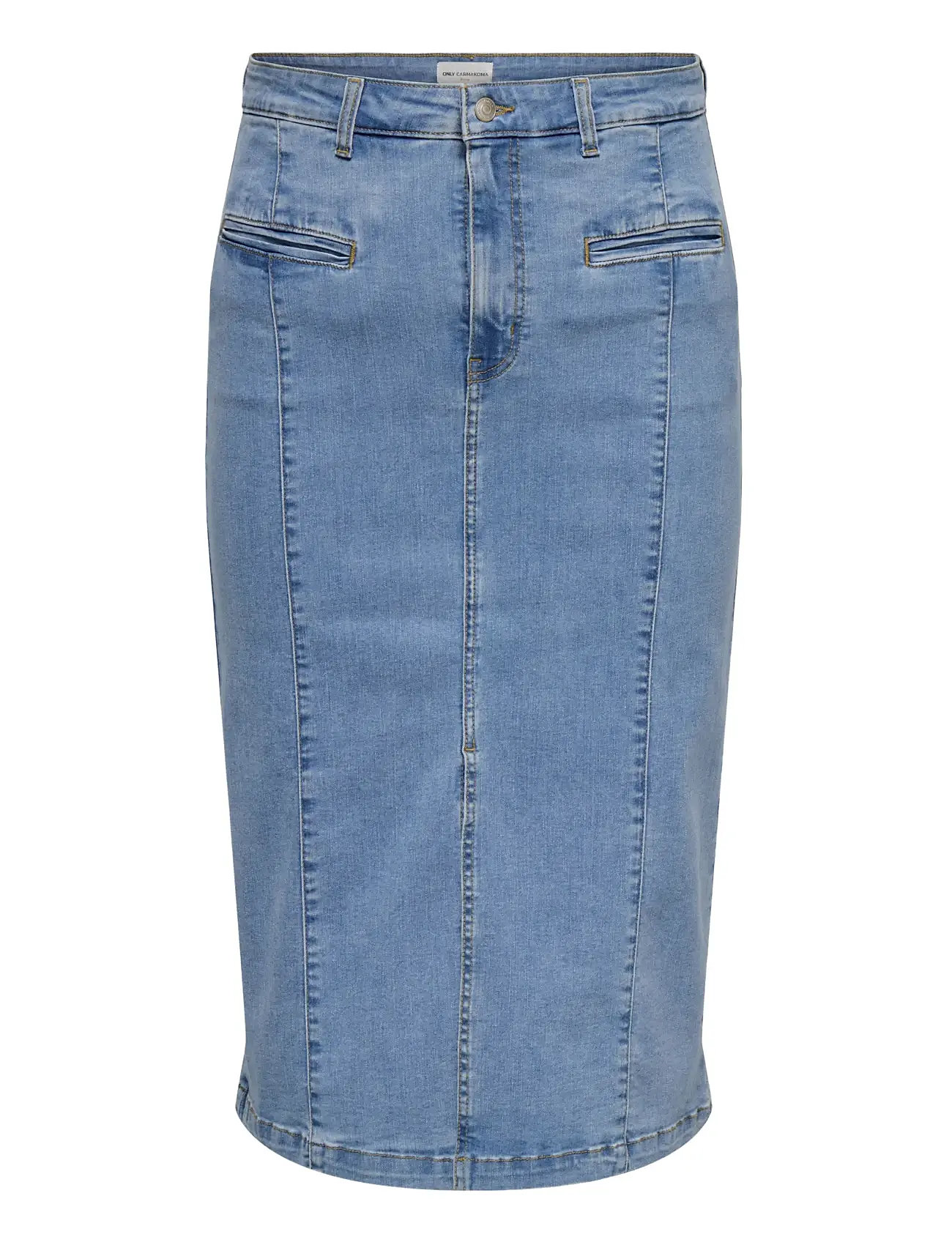 ONLY CARMAKOMA Carenya Midi Rock Dnm Blau - 48 - Damen