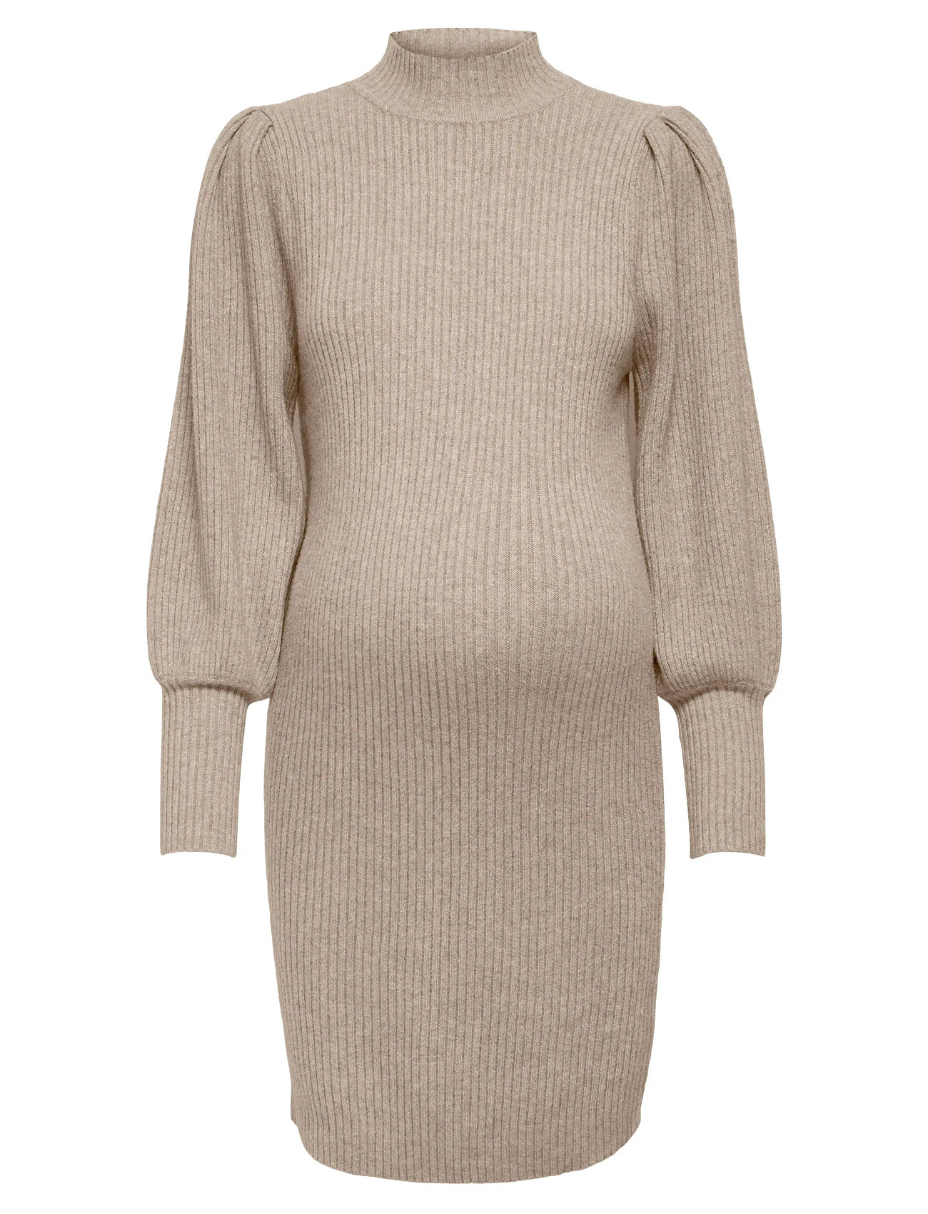 ONLY MATERNITY Olmkatia L/S Kleid Knt Noos Cream - L - Damen