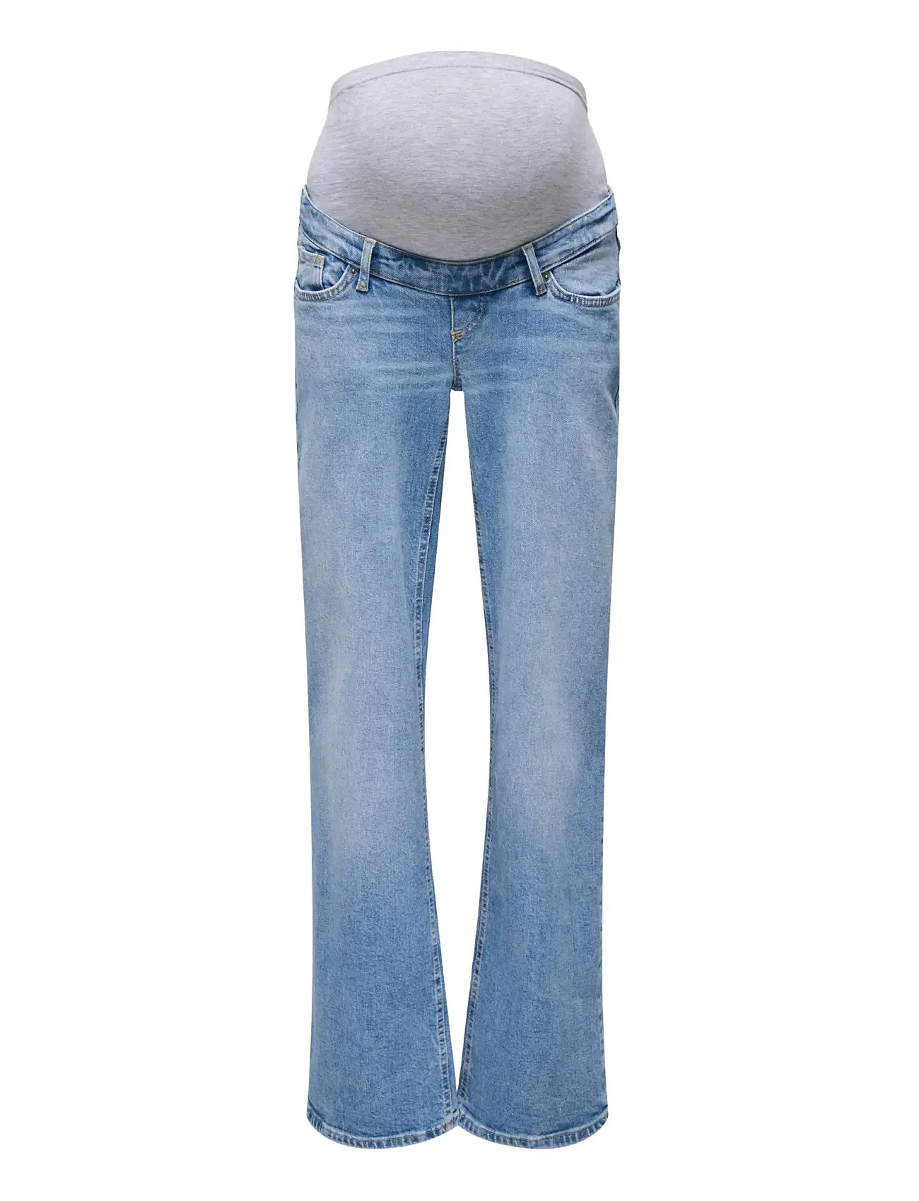 ONLY MATERNITY Olmjuicy Hw Wide Bein Rea365 Noos Blau - Mx34 - Damen