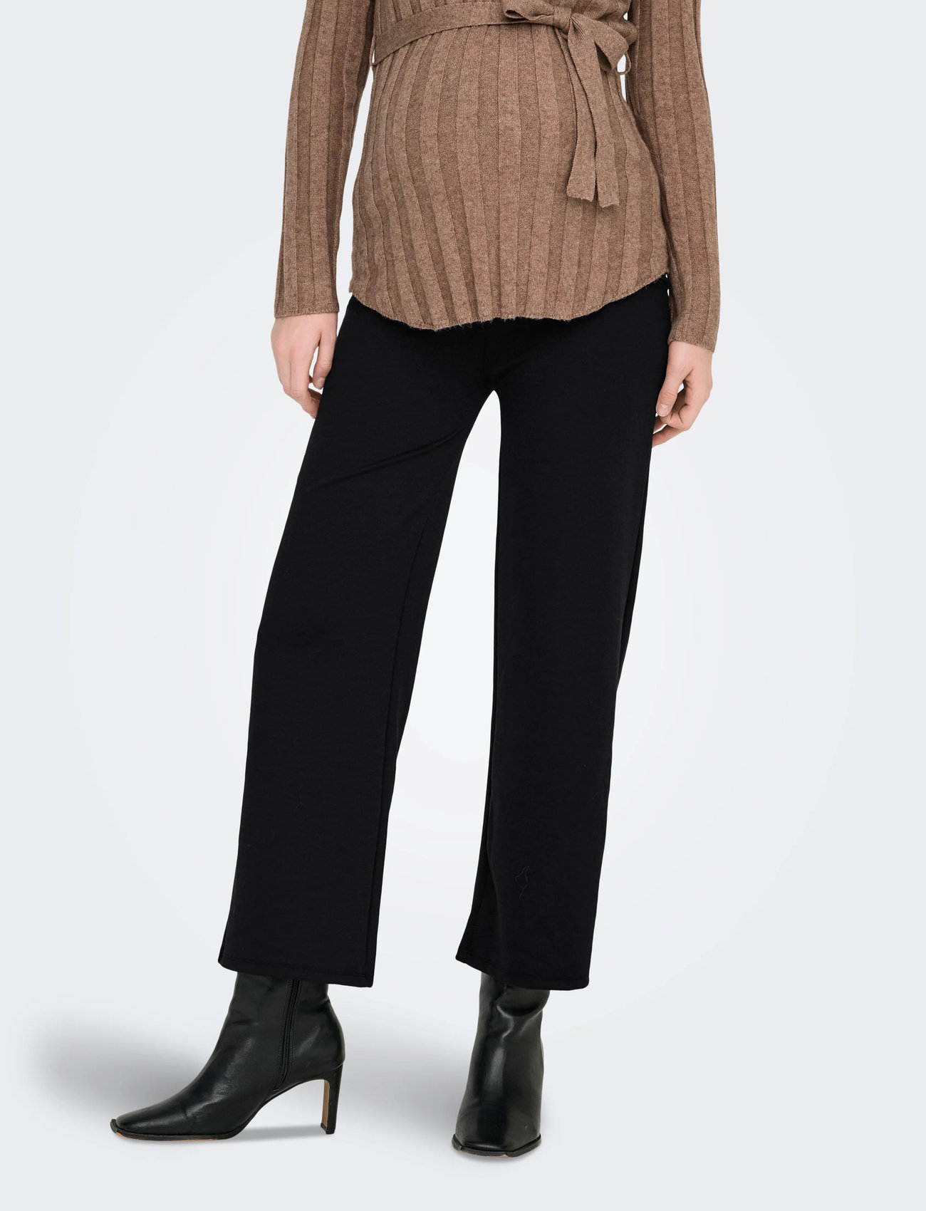 Only Maternity Olmfever Wide Pants Jrs Noos, S, Black, Bukser > Brede Ben, Dame
