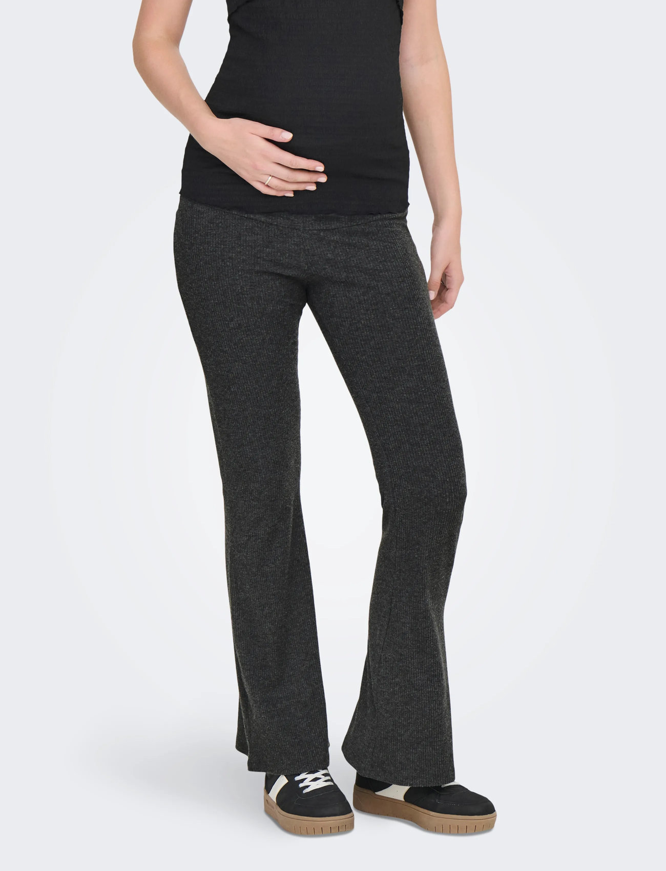 Only Maternity Olmhalle Wide Pant Jrs, L x 32, Grey, Underdele > Leggings, Dame