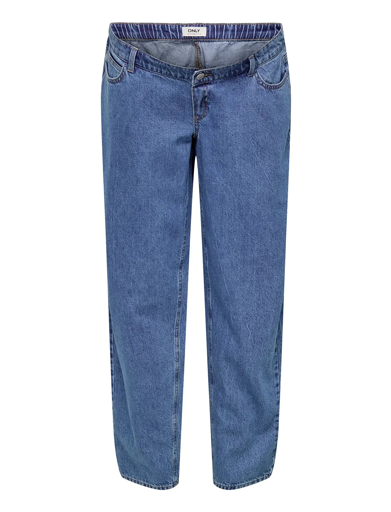 ONLY MATERNITY Olmluma Elastic Straight Jeans Dnm Noos Blau - Mx30 - Damen